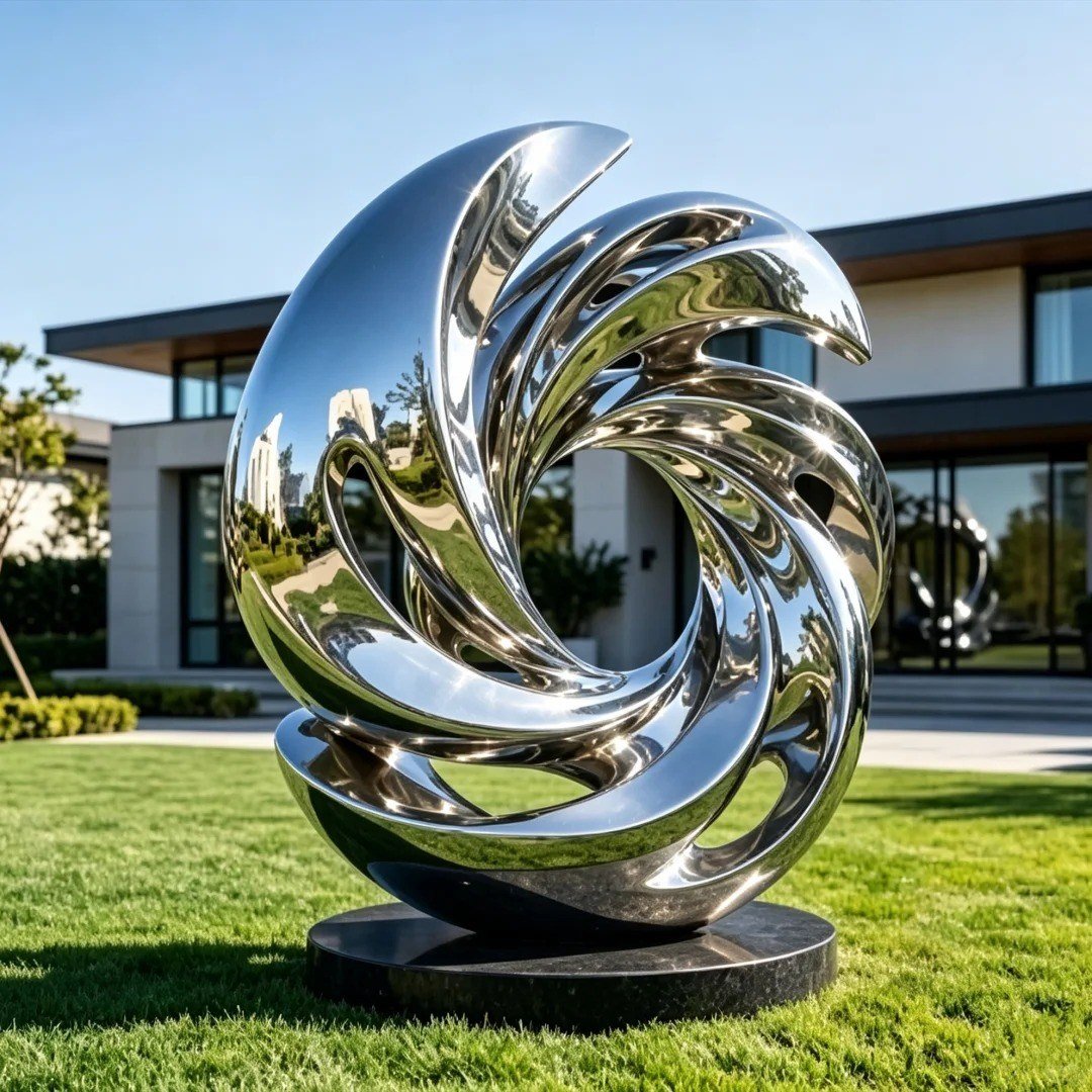 Spiral vortex sculpture