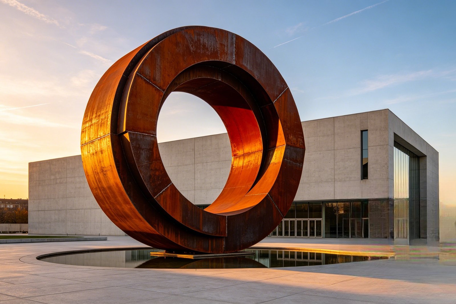 Weathering-steel torus