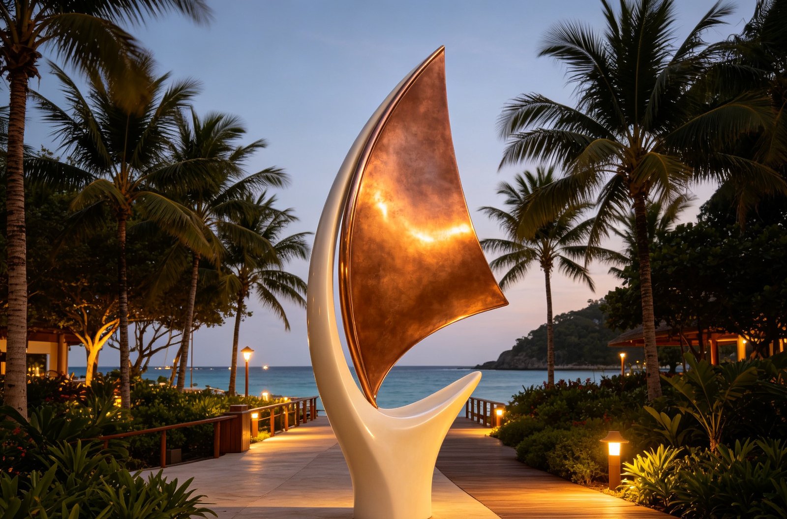 Coastal bronze sail
